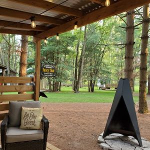 Covered Wagon Deck View