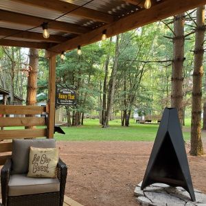 Covered Wagon Deck View